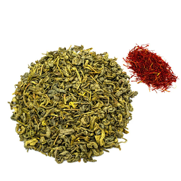 Green Tea mixed Saffron